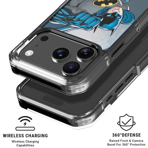 DC Comics Batman Ready for Action iPhone 17 Pro Max Clear Case